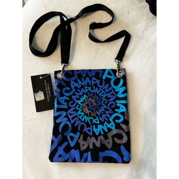 Robin Ruth Punta Cana Crossbody Bag Multicolor Unisex Adjustable Strap - Picture 2 of 6